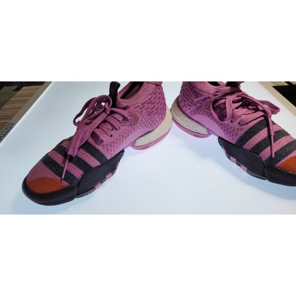 Adidas Trae Young 2 Mens Size 4 Stratosphere Pink Navy Basketball Shoes HO6483 - Picture 8 of 10